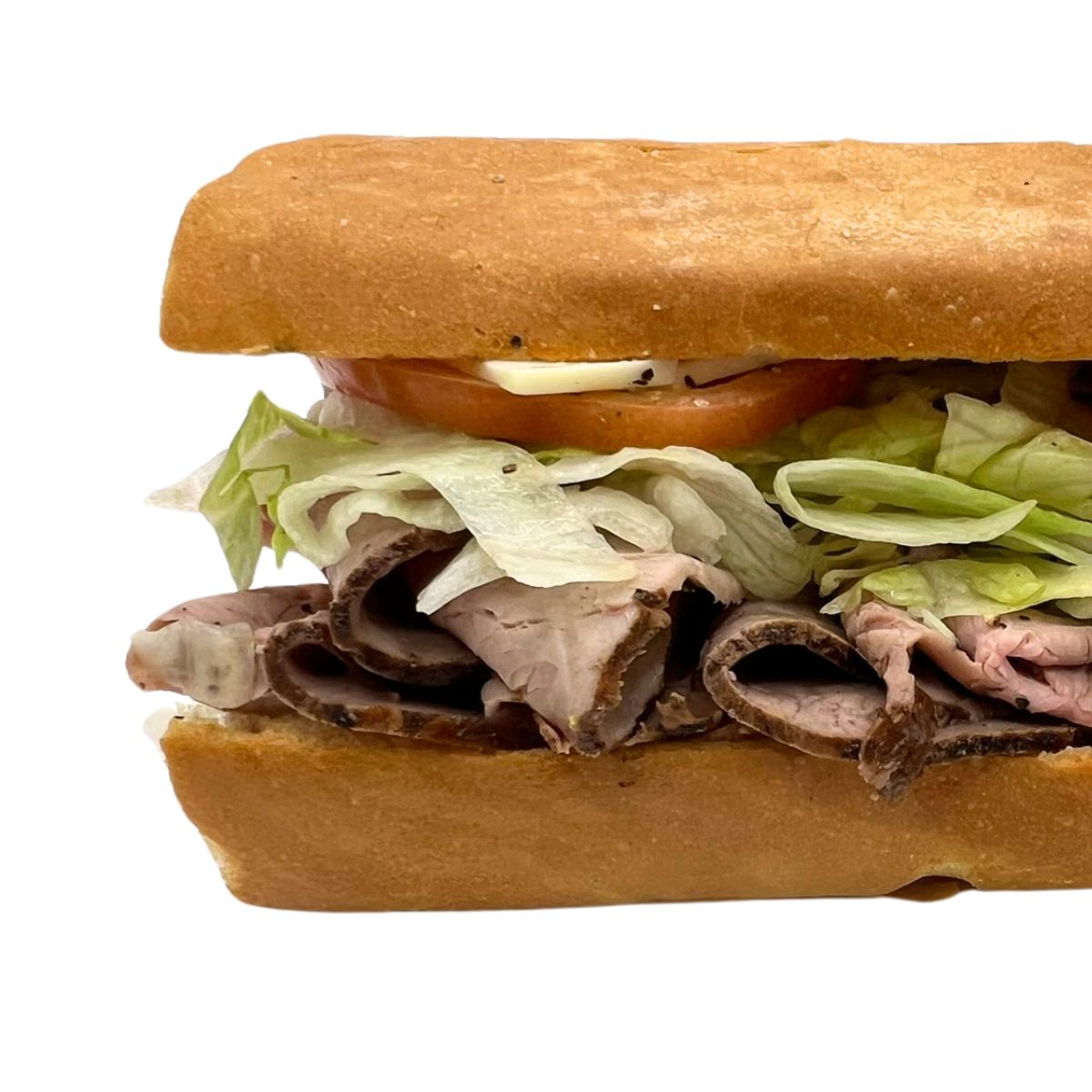 Pirate's Cove Deli Roast Beef and Swiss Po-Boy