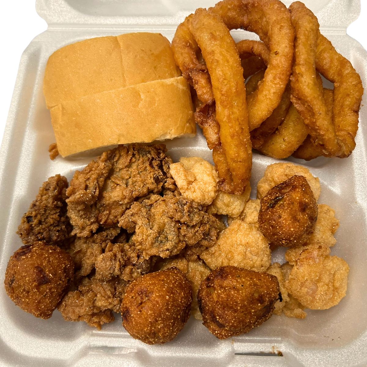 Pirate's Cove seafood combo plate